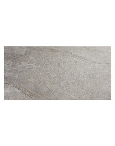 Carrelage HALLEY gris, aspect pierre gris, dim 61.00 x 121.00 cm
