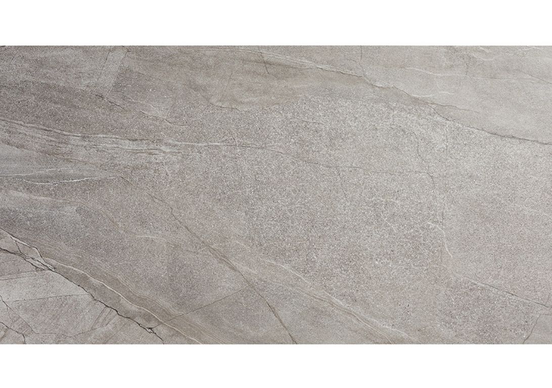 Carrelage HALLEY gris, aspect pierre 60x120cm, dim 60.00 x 120.00 cm