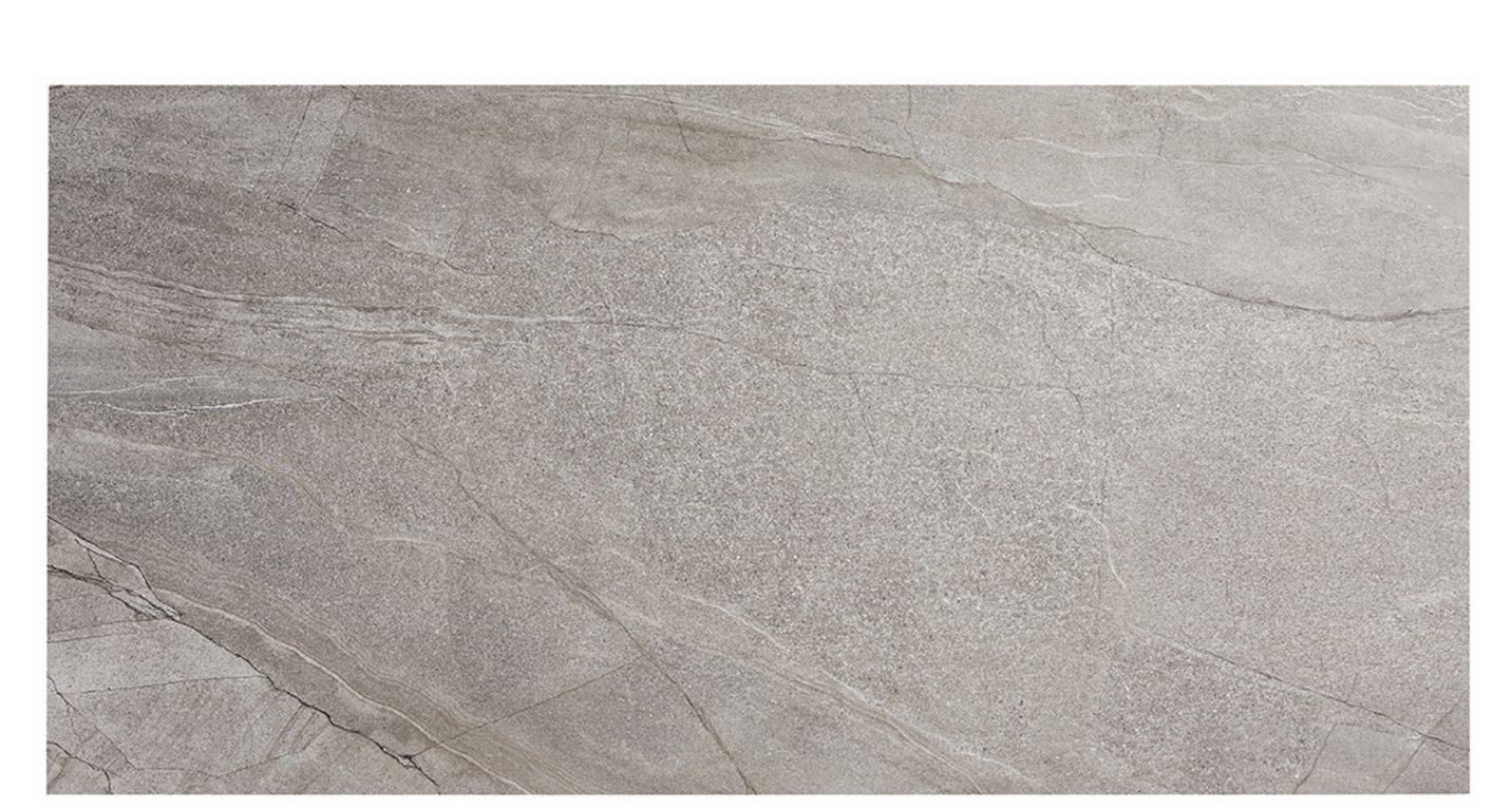 Carrelage HALLEY gris, aspect pierre 60x120cm, dim 60.00 x 120.00 cm