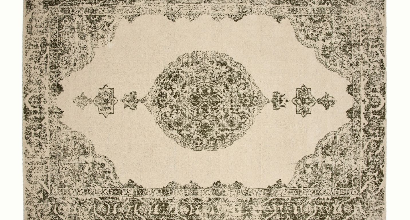 Tapis EUGENIE , oriental médaillon Beige / vert