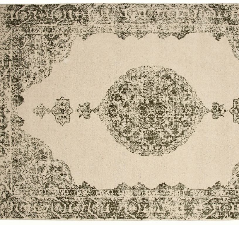 Tapis EUGENIE , oriental médaillon Beige / vert