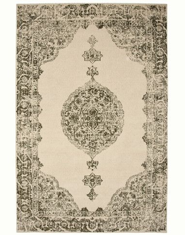 Tapis EUGENIE , oriental médaillonBeige / vert