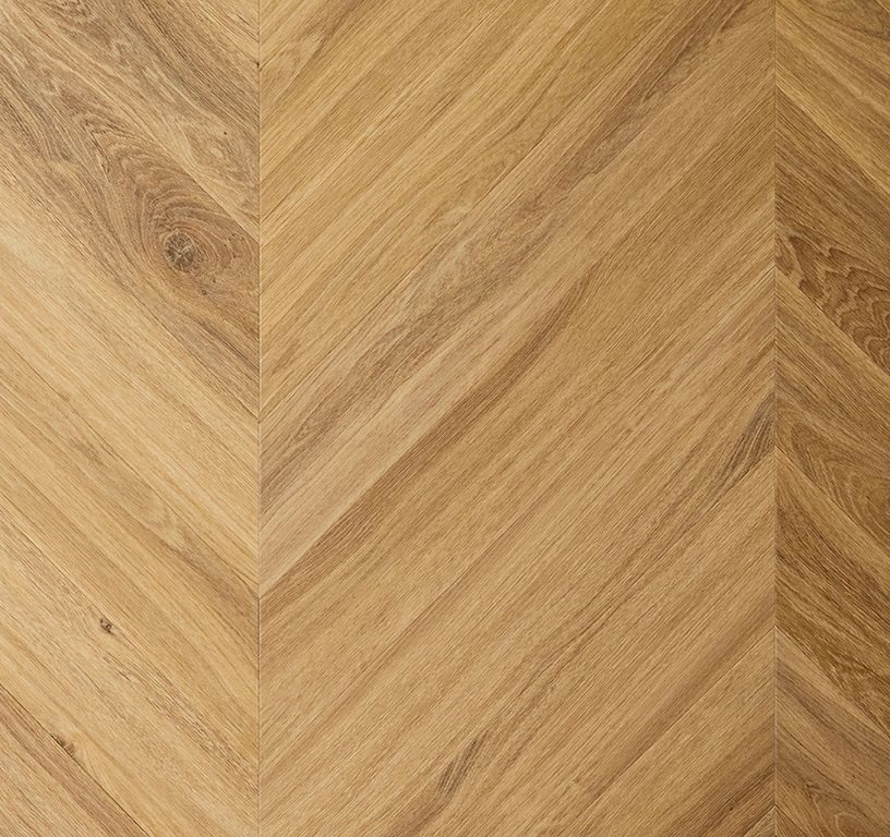 Sol vinyle CHEVRON , Bois chêne naturel, lame 12.00 x 69.00 cm