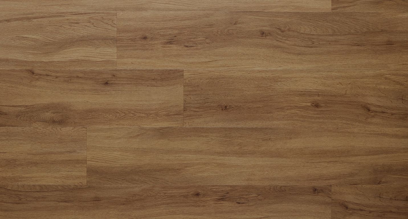 Sol vinyle LOCK + 30 Gerflor, Bois marron moyen, lame 21.20 x 123.88 cm