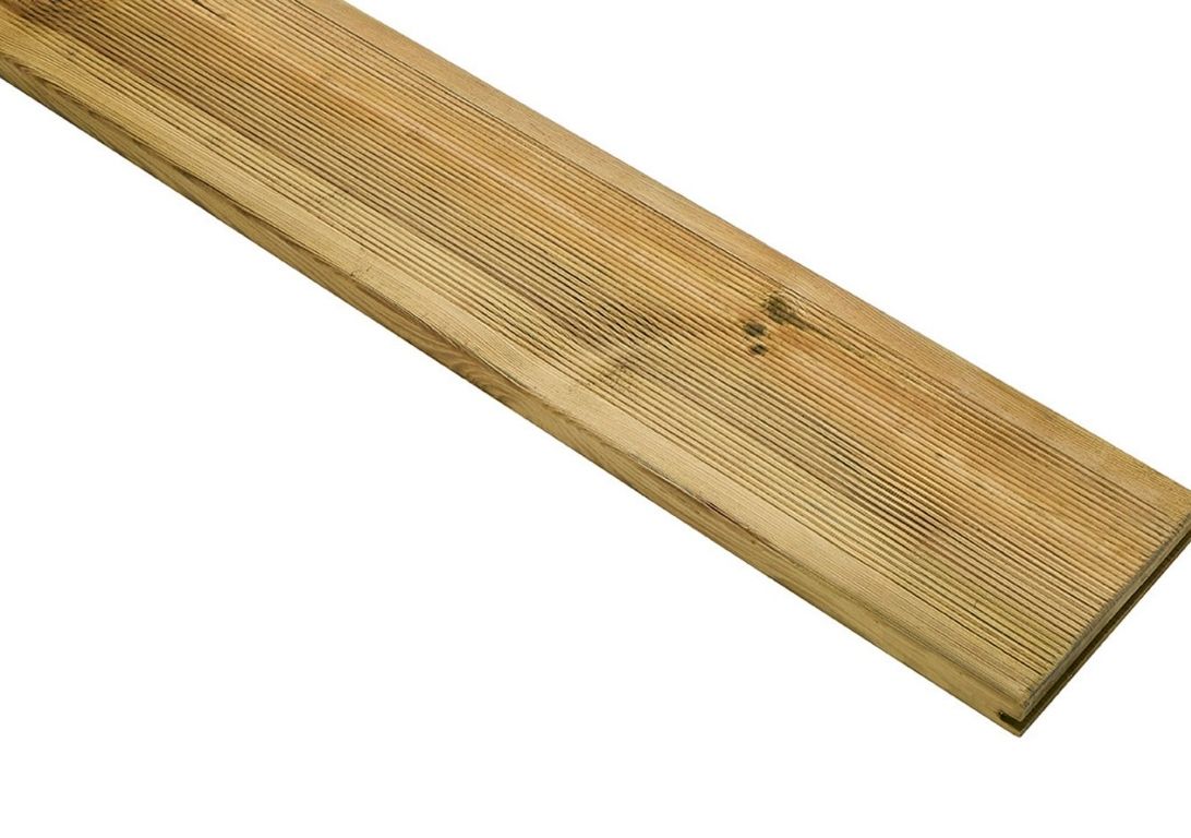 Lame de terrasse OGLIO PIN PREMIER VERT CLASSE 4, 1.95M ,l 14.50 x L 195 cm