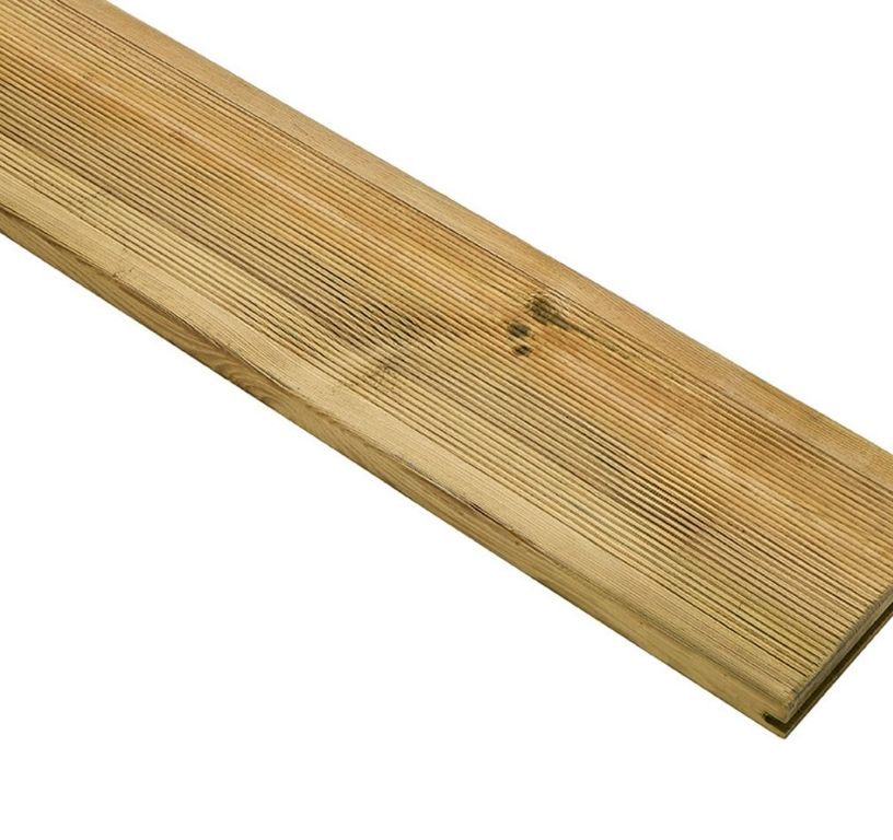 Lame de terrasse OGLIO PIN PREMIER VERT CLASSE 4, 1.95M ,l 14.50 x L 195 cm