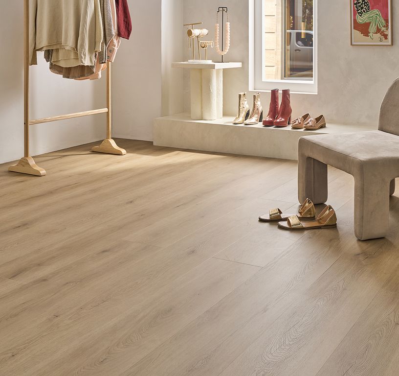 Sol vinyle CHATEAU XXL , Bois chêne authentique, lame 23.00 x 184.20 cm