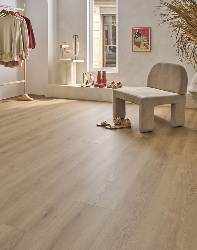 Sol vinyle CHATEAU XXL , Bois chêne authentique, lame 23.00 x 184.20 cm