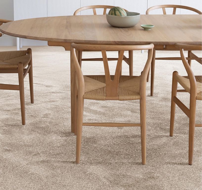 Moquette velours KIARA, col taupe, rouleau 4.00 m