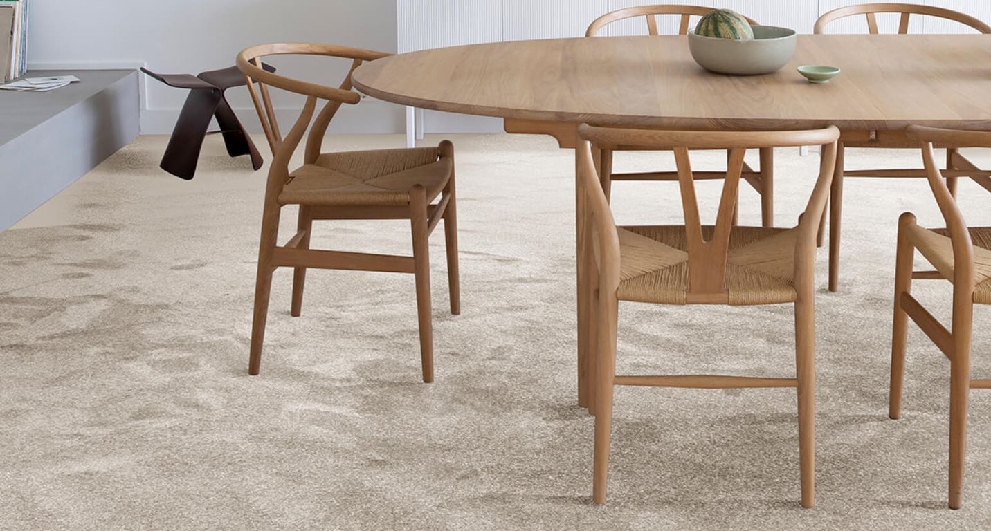 Moquette velours KIARA, col beige, rouleau 4.00 m