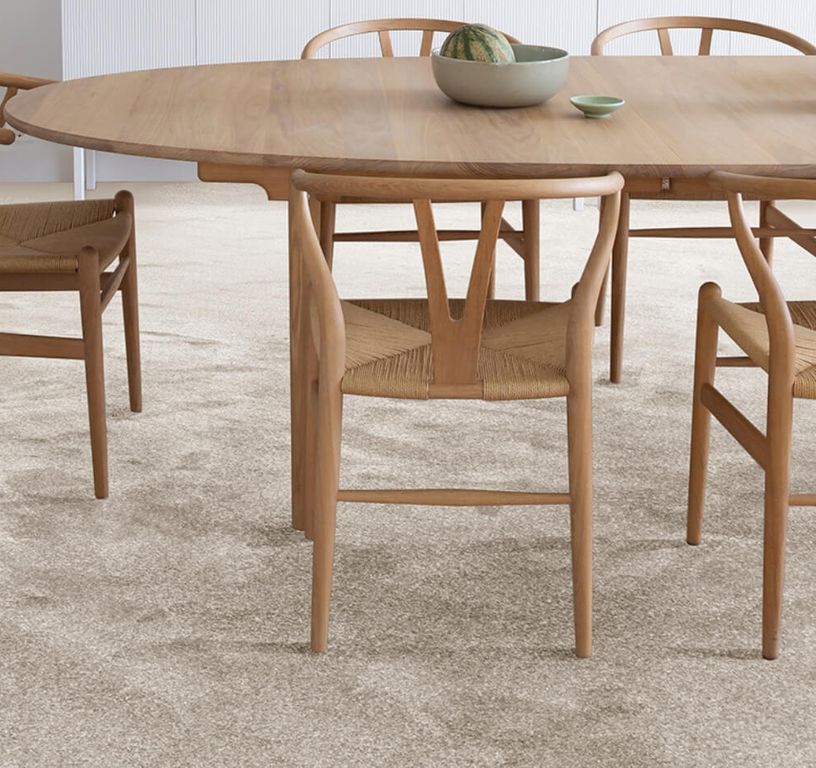 Moquette velours KIARA, col beige, rouleau 4.00 m