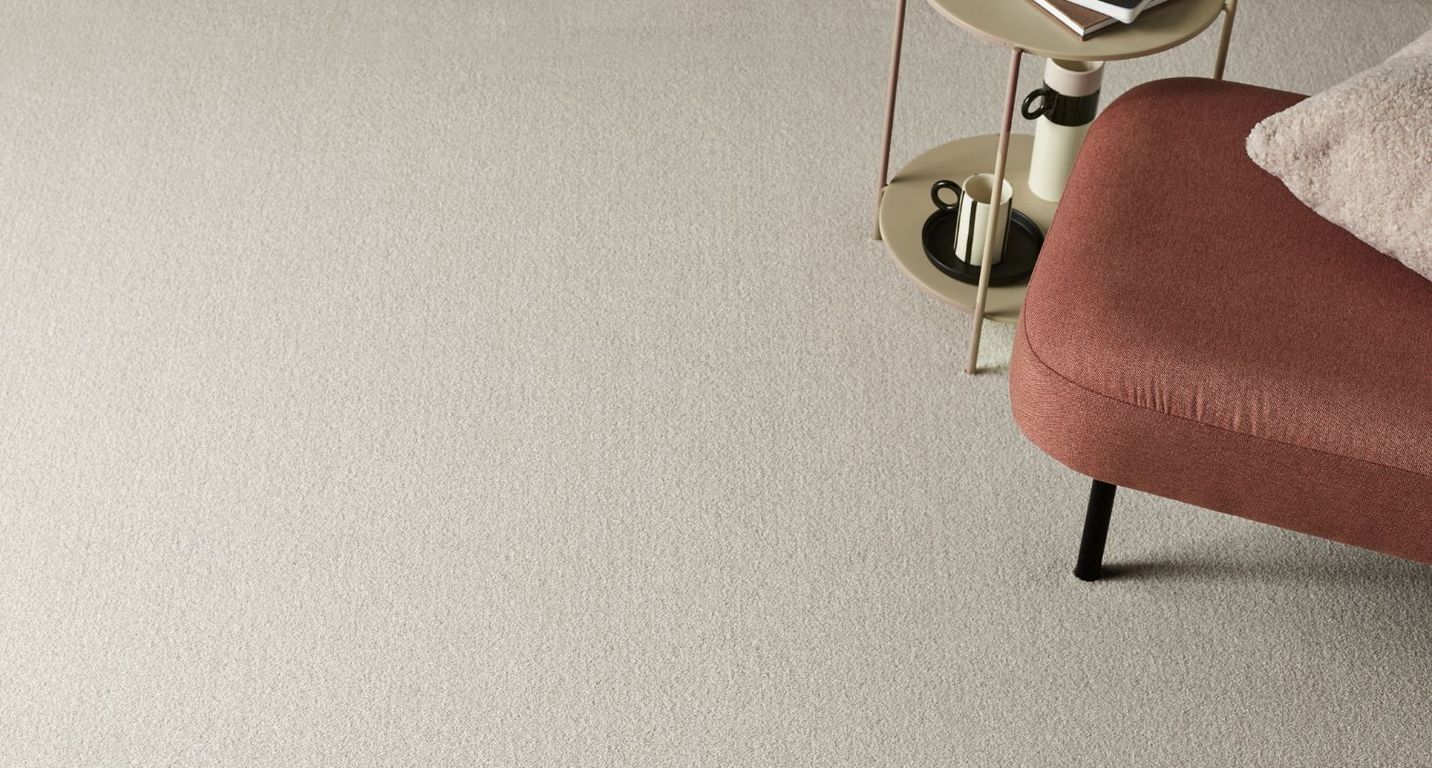 Moquette velours MERVEILLE ECO, col grège, rouleau 4.00 m