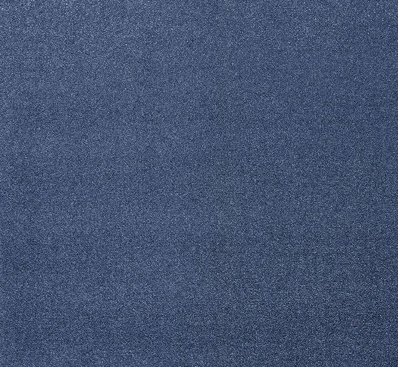 Moquette velours MERVEILLE ECO, col Bleu marine, rouleau 4.00 m