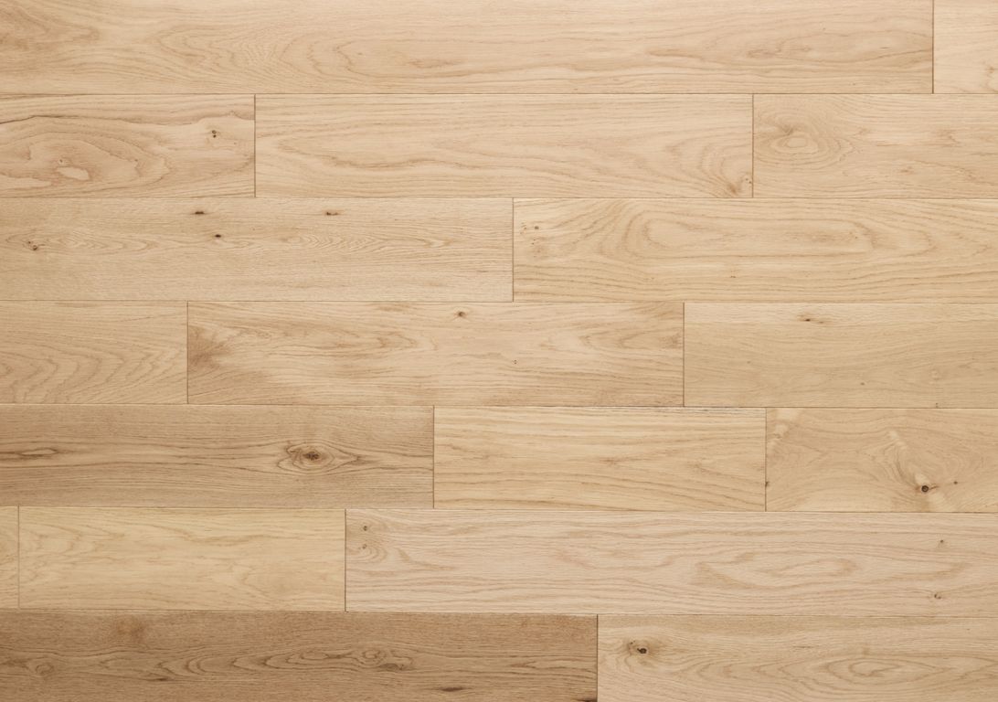 Parquet massif ROYAUME 125 CHENE AUTHENTIQUE, chêne naturel, verni, larg. 12.50 cm