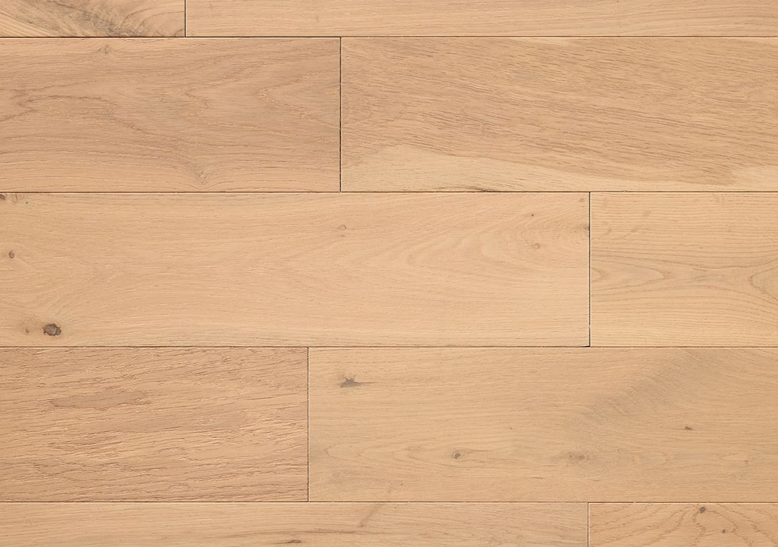 Parquet massif ROYAUME 125 CHENE AUTHENTIQUE, chêne naturel, verni, larg. 12.50 cm