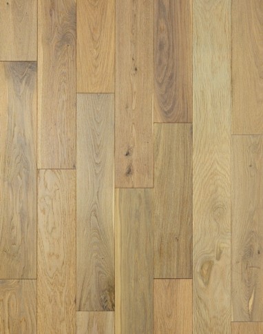 Parquet massif ROYAUME 125 CHENE AUTHENTIQUE, chêne naturel, verni, larg. 12.50 cm