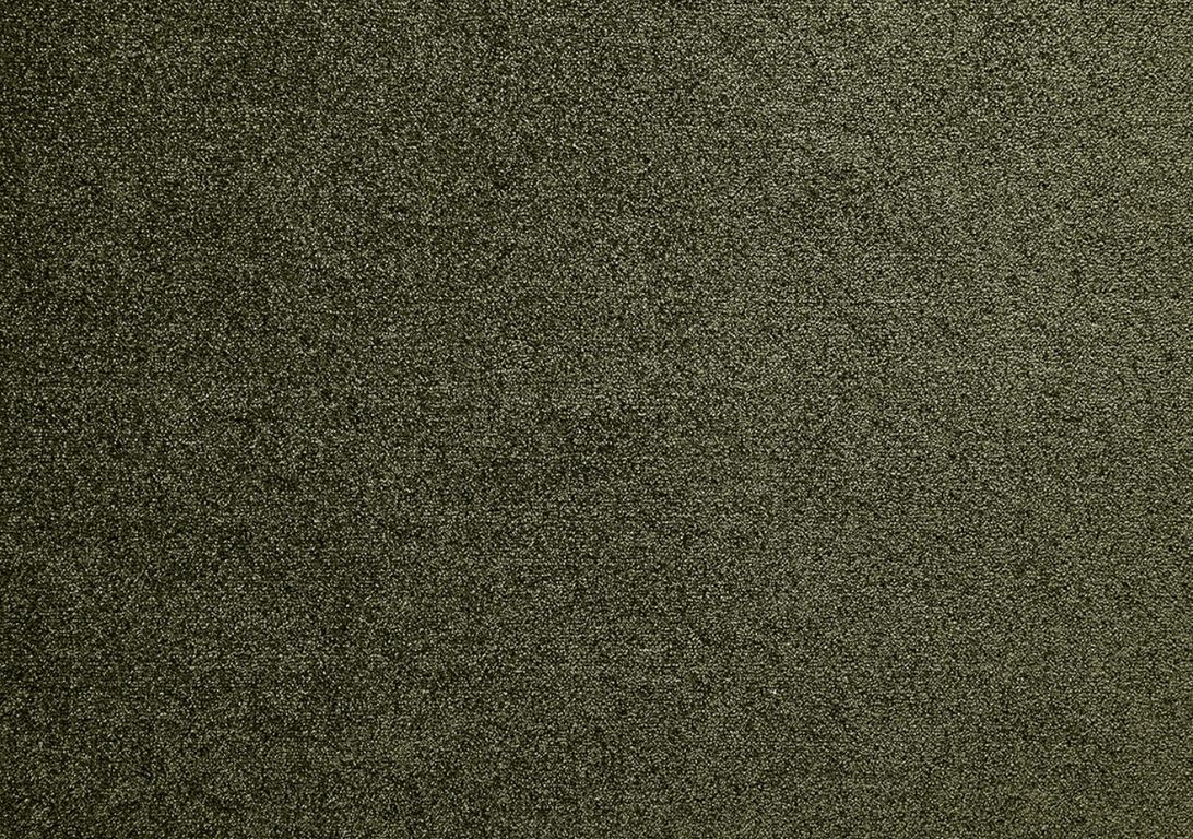 Moquette velours ALICE ECO, col Vert kaki, rouleau 4.00 m