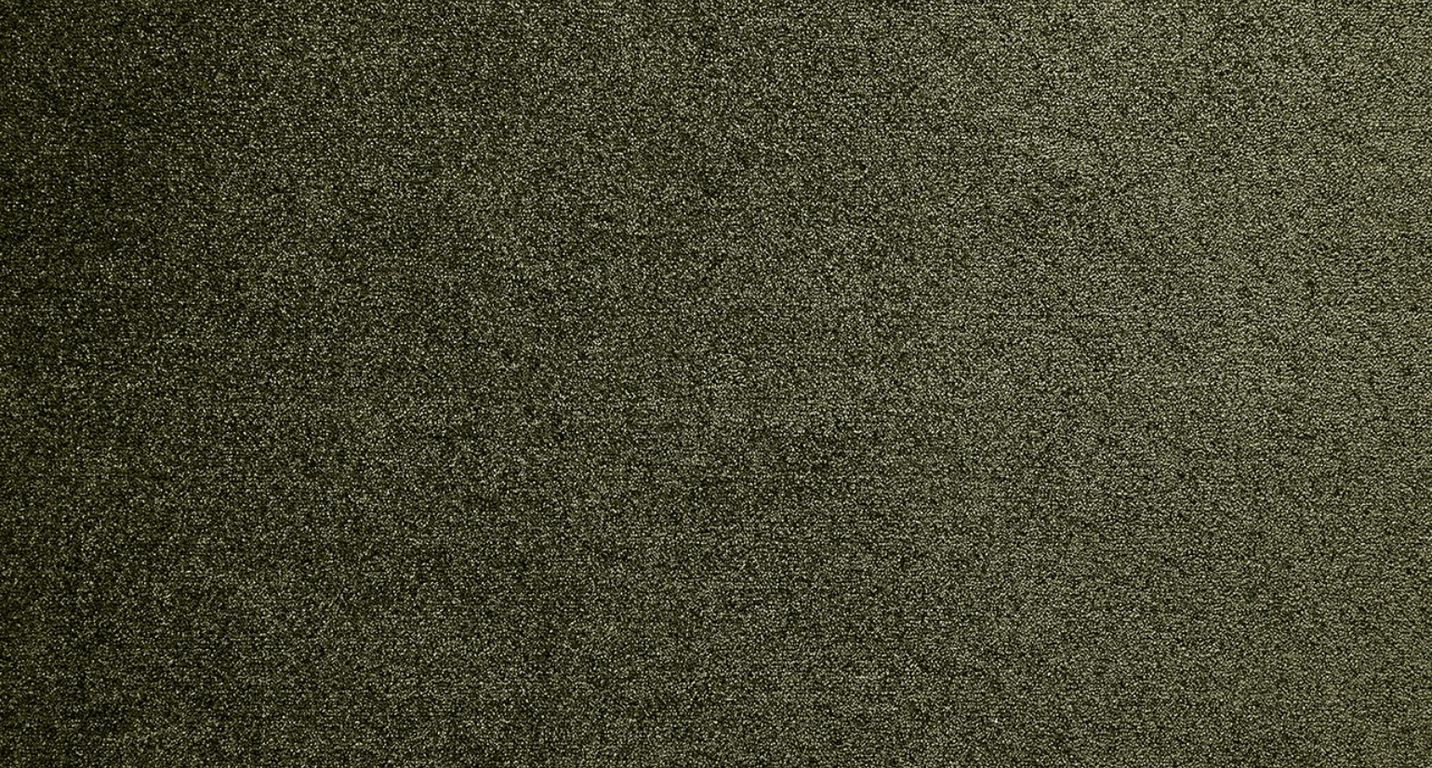 Moquette velours ALICE ECO, col Vert kaki, rouleau 4.00 m