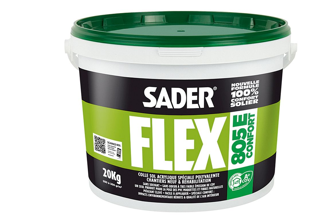 Colle Bostik SADERFLEX 805E, pour sols Moquette, pour sols PVC et moquette, 6.00 kg