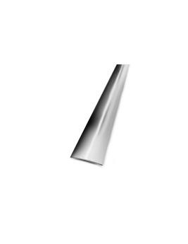 Barre de seuil SEUIL ADHESIF 30  INOX 93, Aluminium, décor inox , l.3.00 x L. 93.00 cm