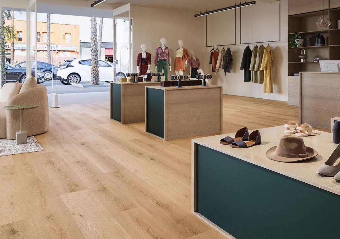 Parquet contrecollé CHATELET 190 CHENE AUTHENTIQUE, chêne naturel, verni, larg. 19.00 cm