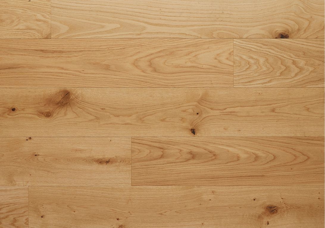 Parquet contrecollé CHATELET 190 CHENE AUTHENTIQUE, chêne miel, verni, larg. 19.00 cm