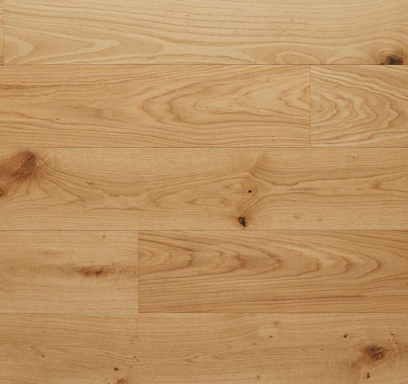 Parquet contrecollé CHATELET 190 CHENE AUTHENTIQUE, chêne miel, verni, larg. 19.00 cm