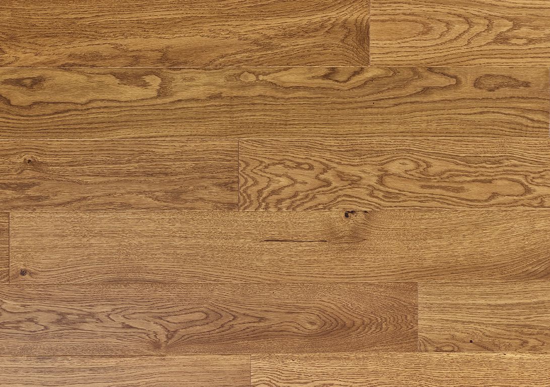 Parquet contrecollé PALAIS 130 CHENE AUTHENTIQUE, chêne miel, verni, larg. 13.00 cm