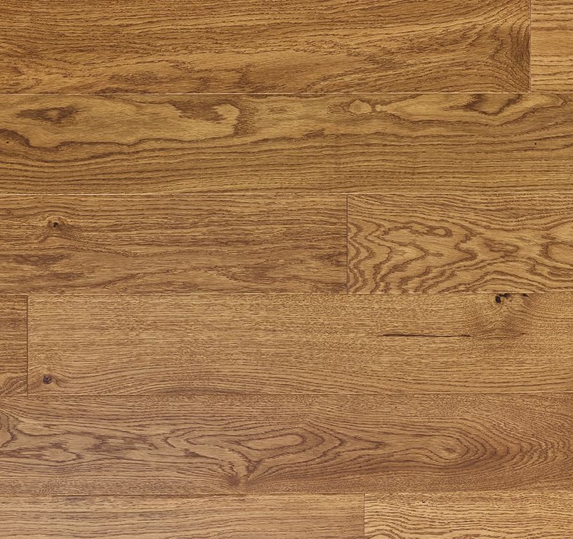 Parquet contrecollé PALAIS 130 CHENE AUTHENTIQUE, chêne miel, verni, larg. 13.00 cm