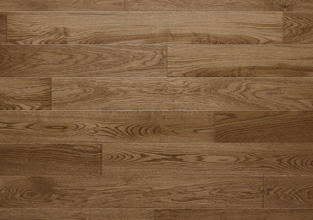 Parquet contrecollé PALAIS 130 CHENE AUTHENTIQUE, chêne marron foncé, verni, larg. 13.00 cm