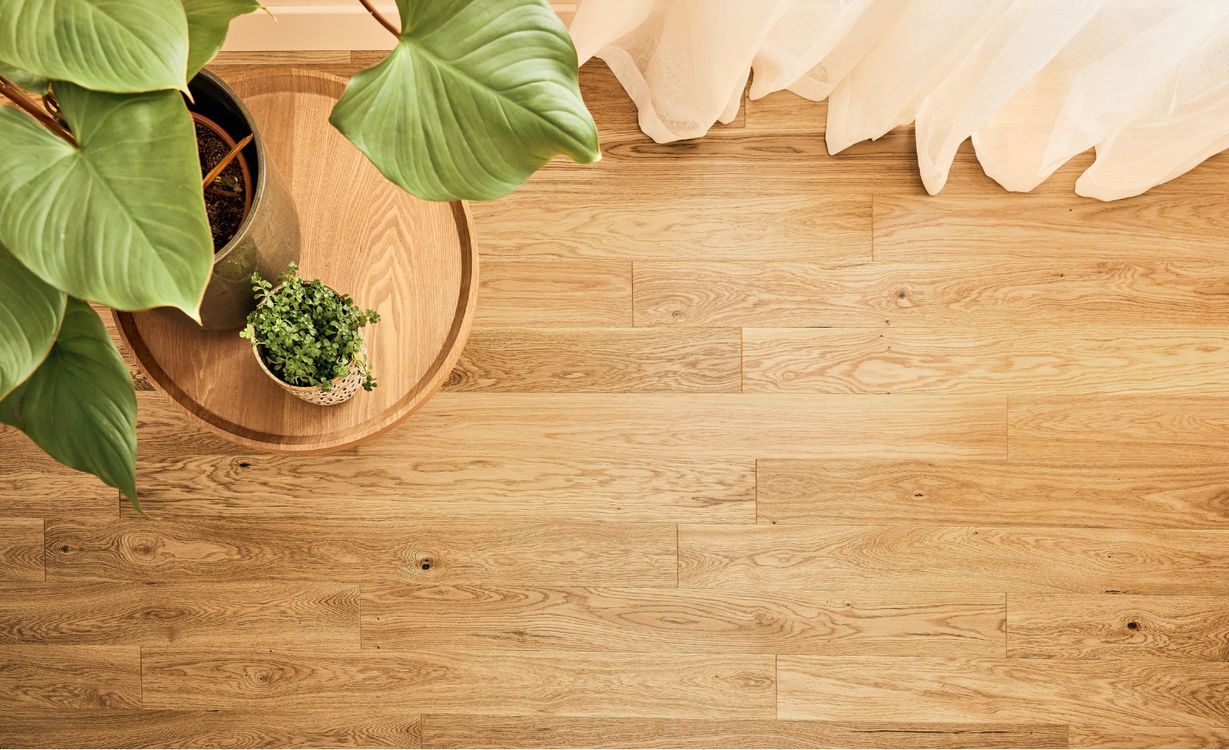 Parquet contrecollé PALAIS 110 CHENE AUTHENTIQUE, chêne naturel, verni, larg. 11.00 cm