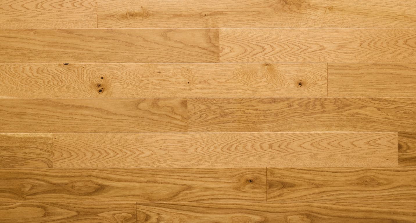 Parquet contrecollé PALAIS 110 CHENE AUTHENTIQUE, chêne marron clair, verni, larg. 11.00 cm