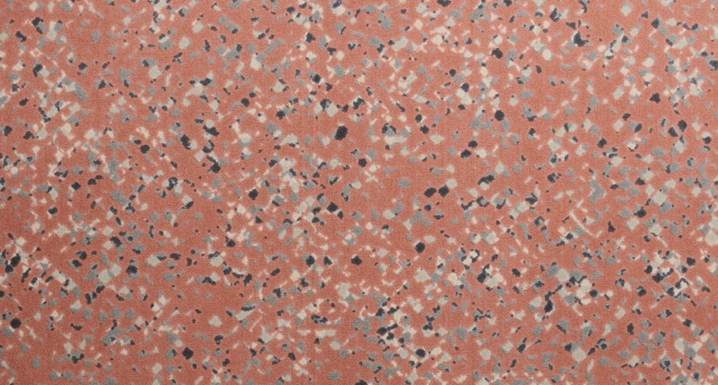 Moquette imprimée Meteor , col rose, rouleau 4.00 m