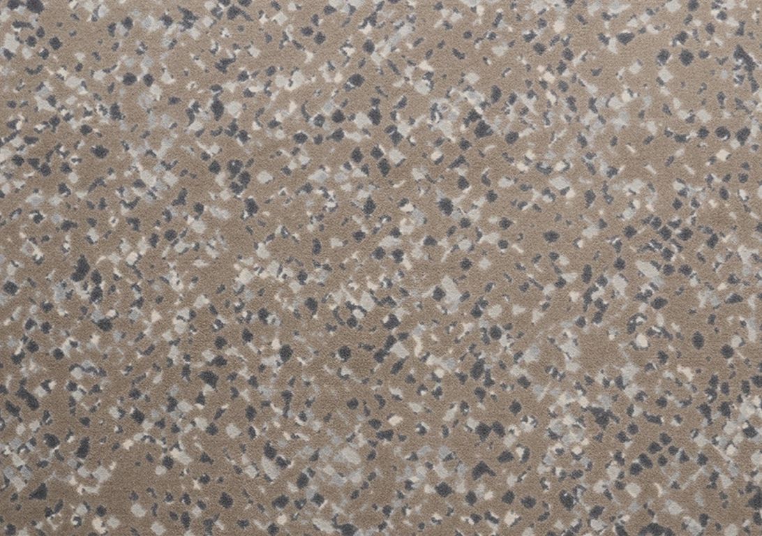 Moquette imprimée Meteor , col Taupe, rouleau 4.00 m