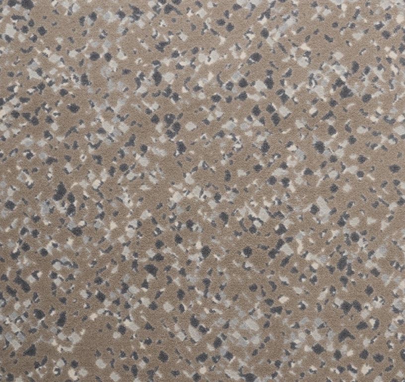 Moquette imprimée Meteor , col Taupe, rouleau 4.00 m