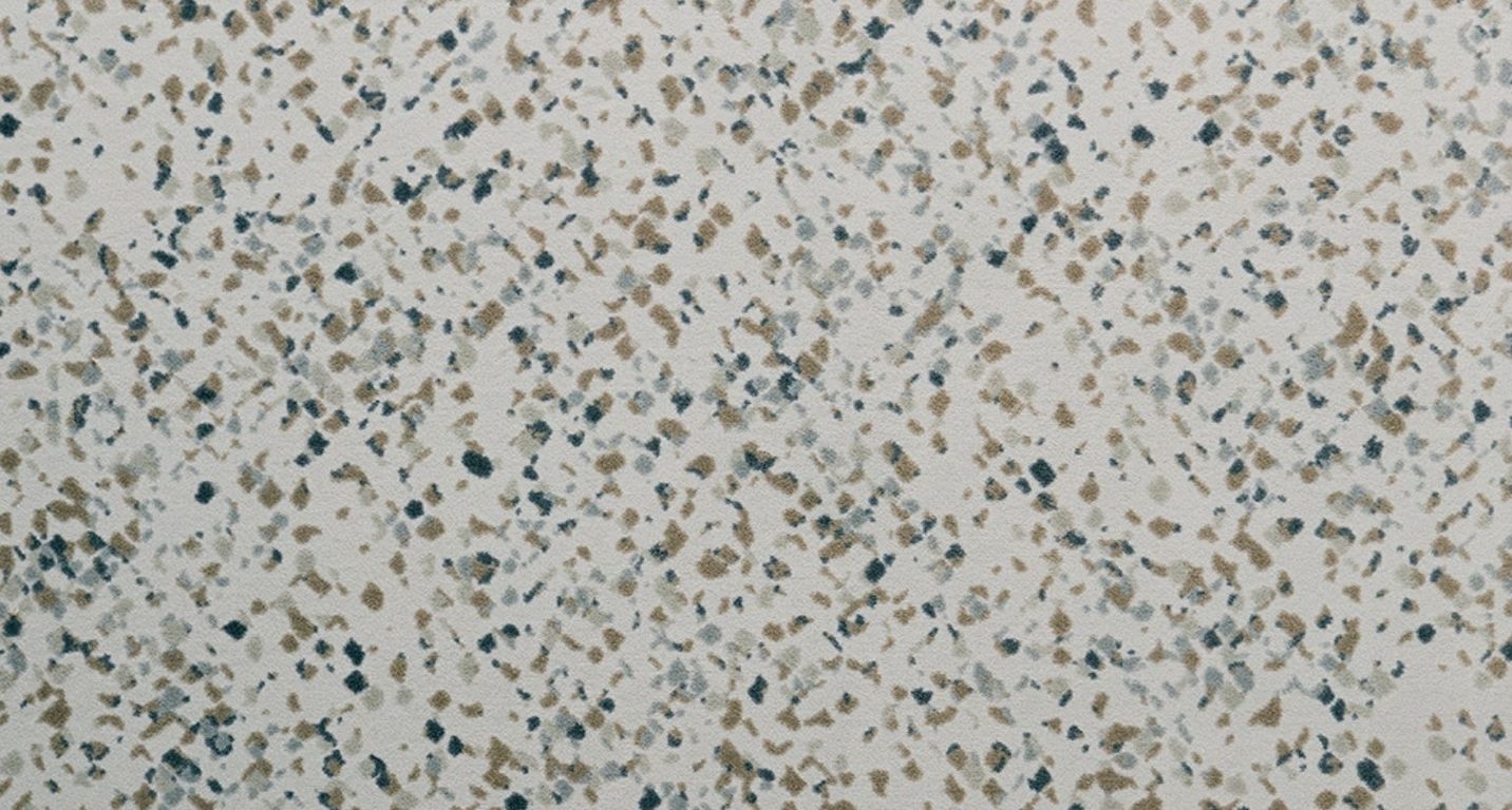 Moquette imprimée Meteor , col bleu ciel , rouleau 4.00 m