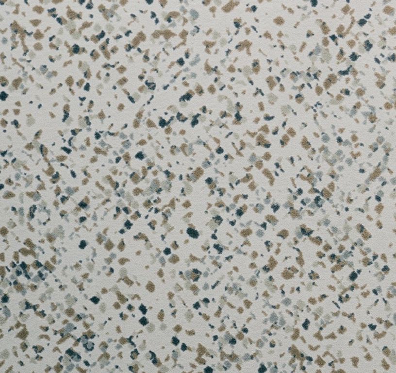 Moquette imprimée Meteor , col bleu ciel , rouleau 4.00 m