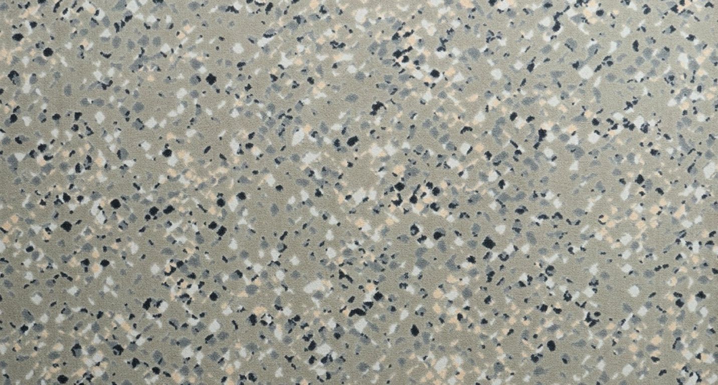 Moquette imprimée Meteor , col gris clair, rouleau 4.00 m