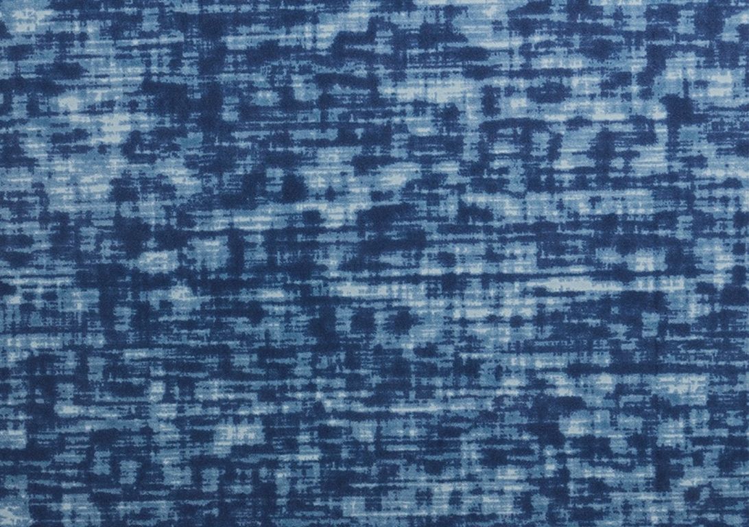 Moquette imprimée Odyssey, col bleu , rouleau 4.00 m
