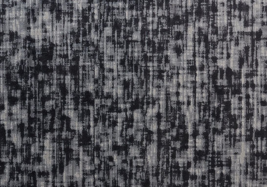 Moquette imprimée Odyssey, col noir et gris, rouleau 4.00 m