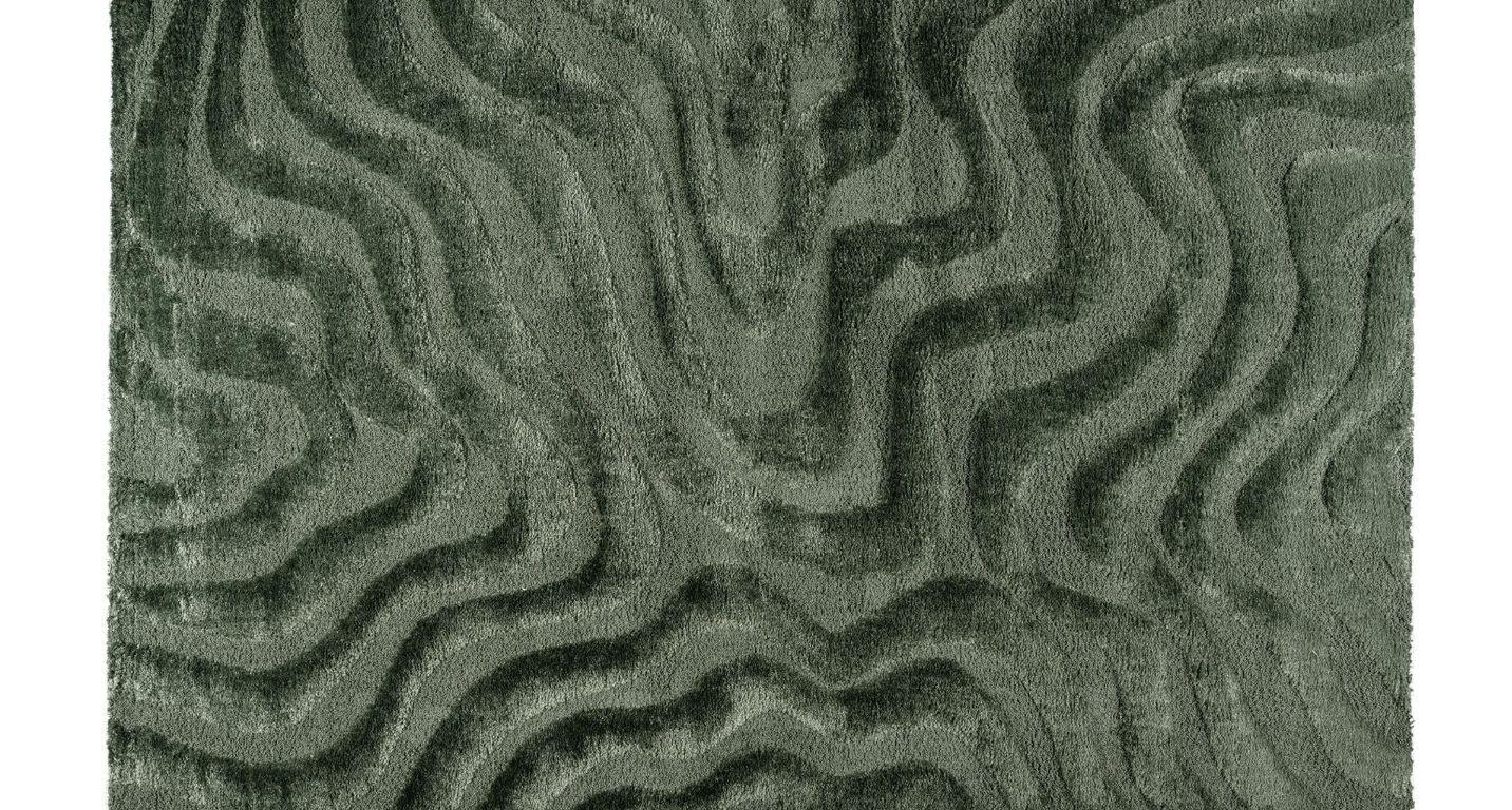 Tapis ALMA , géométrique  Vert