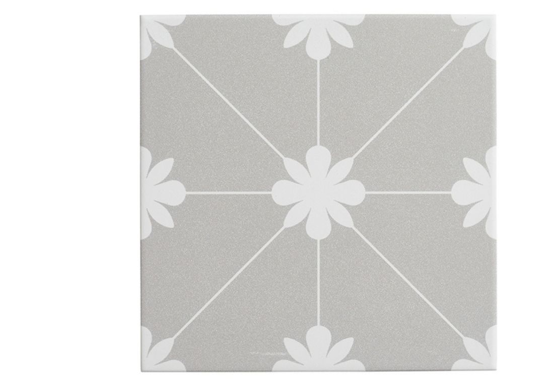Carrelage GALON, aspect carreau ciment gris, dim 20.00 x 20.00 cm