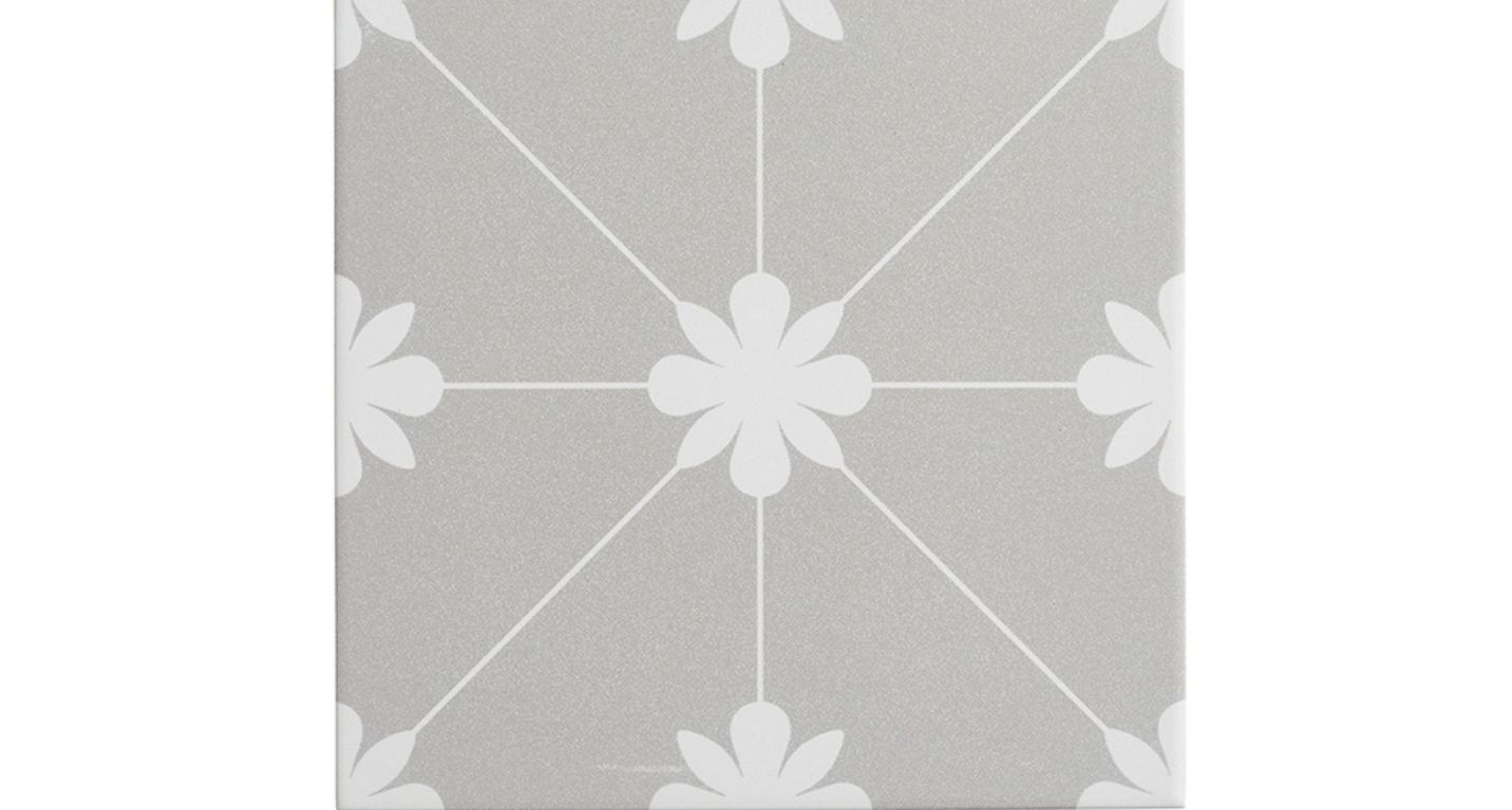 Carrelage GALON, aspect carreau ciment gris, dim 20.00 x 20.00 cm