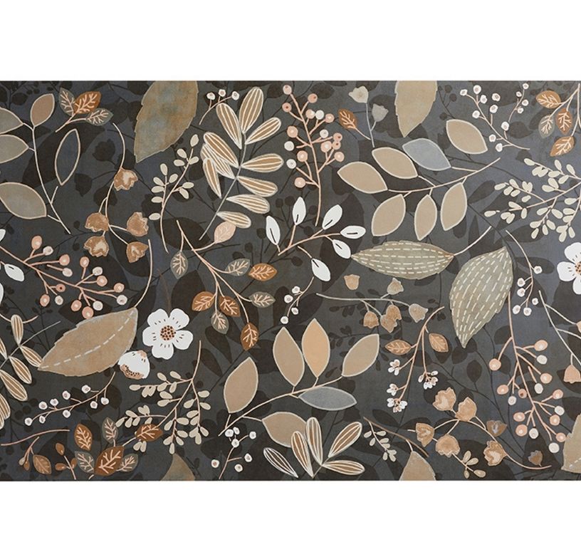 Carrelage FLOWER GREEN, faïence decor, dim 60.00 x 120.00 cm