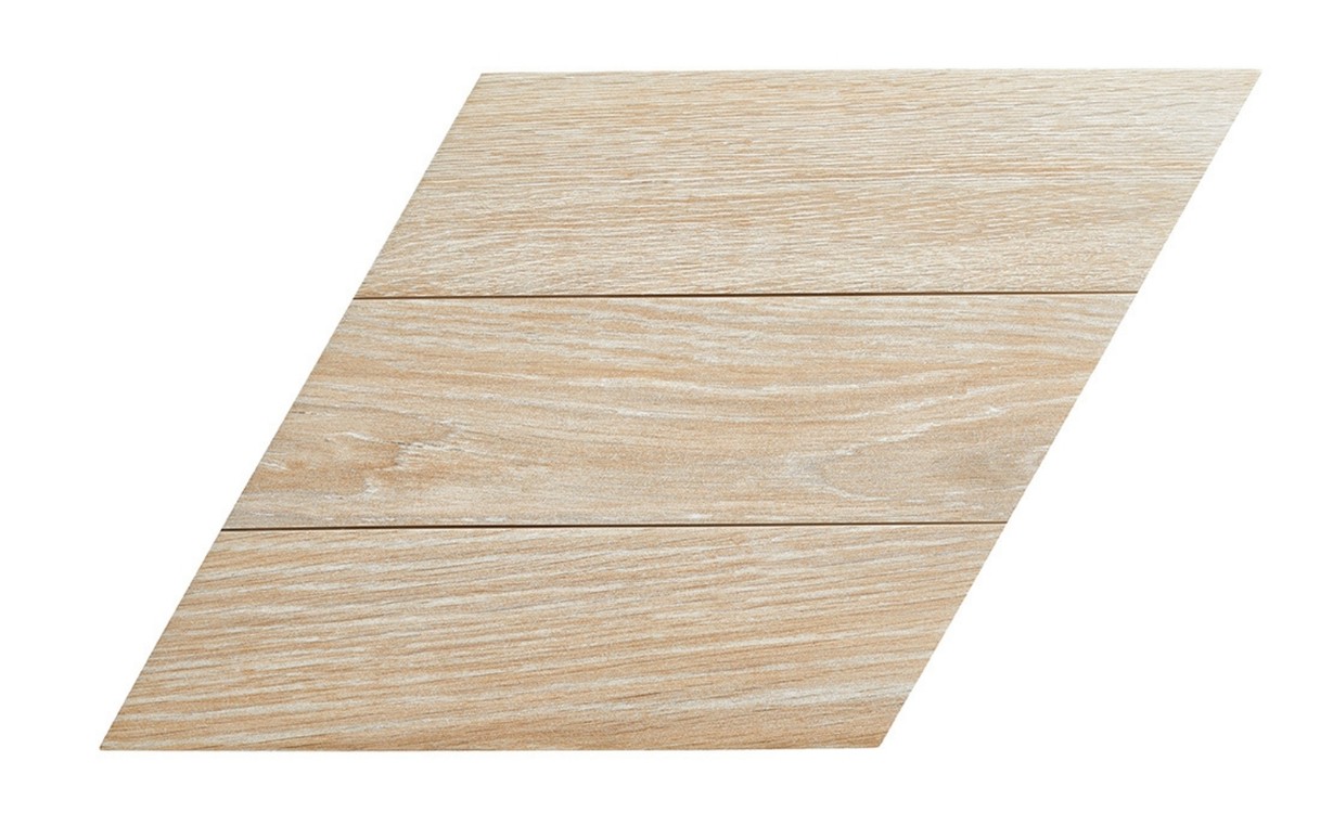 Carrelage CHEVRON, aspect bois chêne, dim 41.00 x 71.00 cm