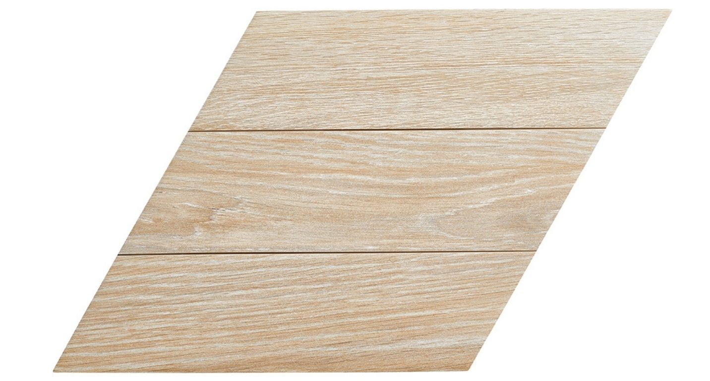 Carrelage CHEVRON, aspect bois chêne, dim 40.00 x 70.00 cm