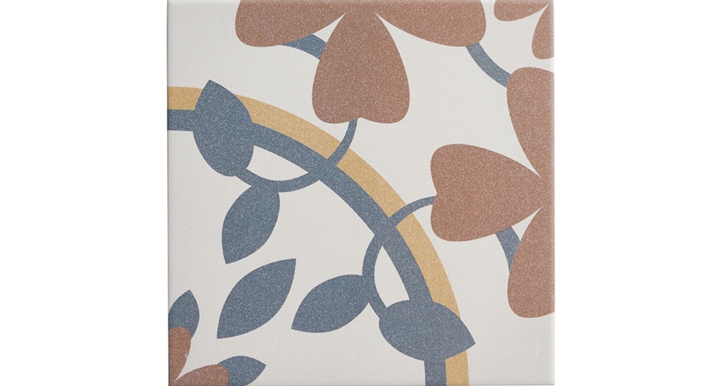 Carrelage RETRO, aspect carreau ciment beige, dim 20.00 x 20.00 cm