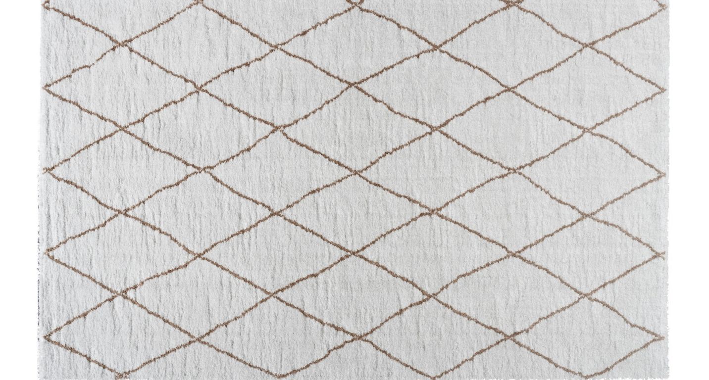 Tapis RAOUL , berbère  Ecru / camel