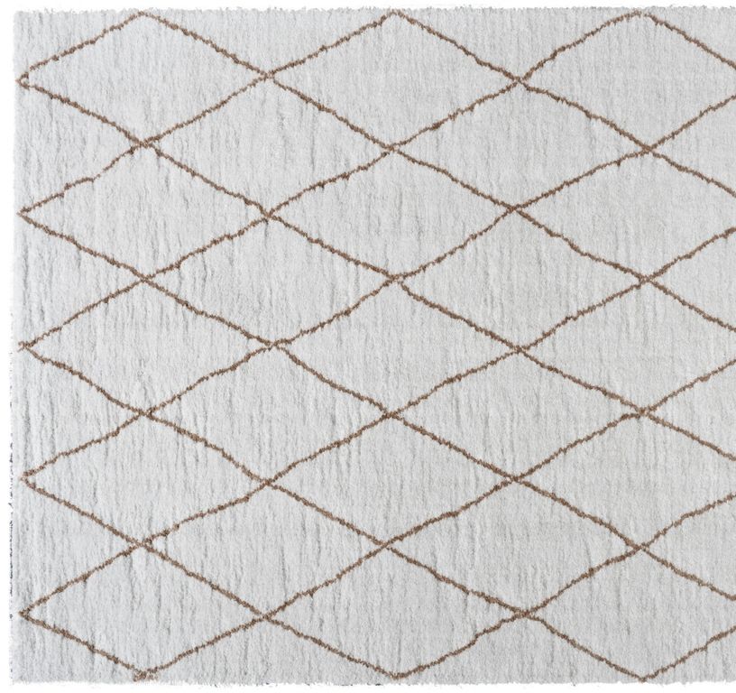 Tapis RAOUL , berbère  Ecru / camel