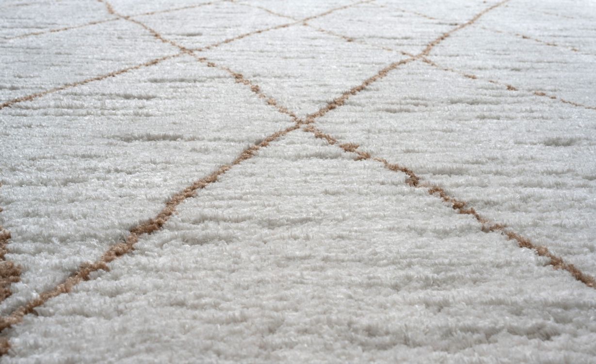 Tapis RAOUL , berbère Ecru / camel